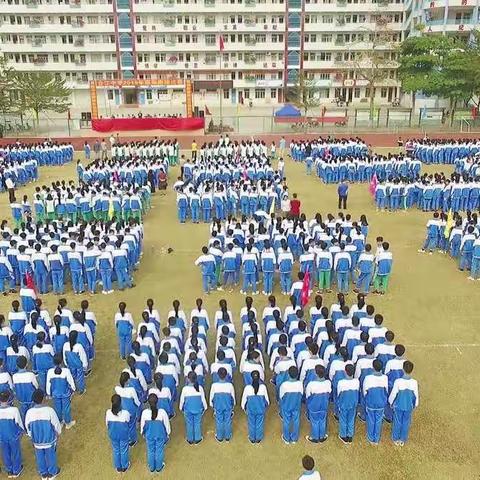 合江中学2019年班际跑操比赛