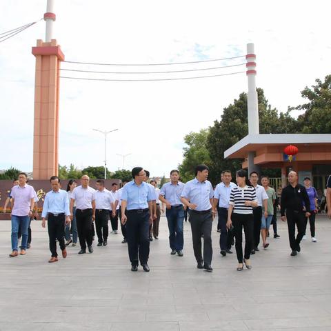 泗洪县社会组织党建观摩推进会各位领导莅临我校指导党建工作——泗洪育才实验学校