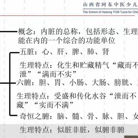 少儿推拿脏腑