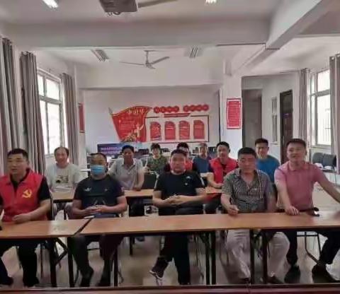 马头集社区党支部开展9月份“5+N”党日活动