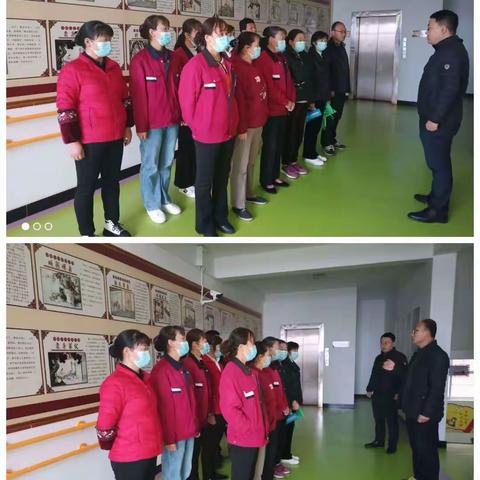 麟游县两亭敬老院开展消防演练活动