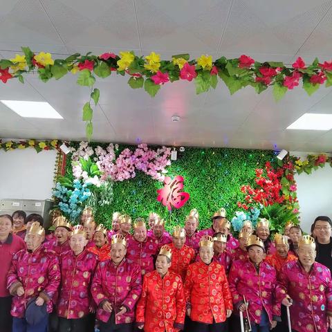 “别样生日会，温暖老人心”————麟游县两亭敬老院老人第一季度生日宴