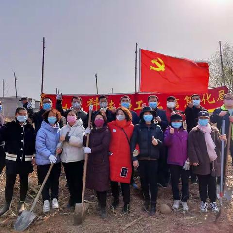 科工局开展“13号之声”主题党日“红色绿化行动”