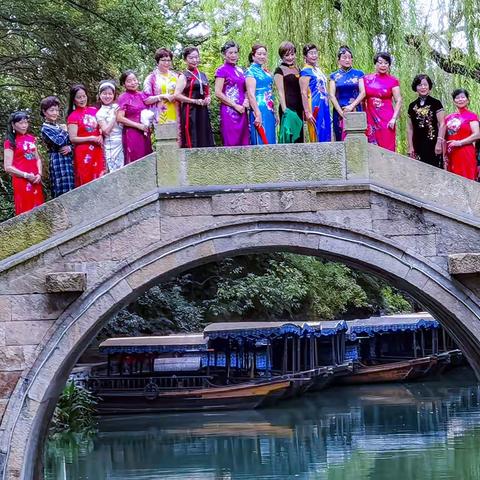 海派凤凰旗袍协会南浔游