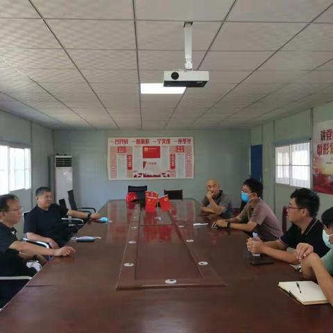 7月26日上午，区委常委、常务副区长刘敏魁现场督导重点项目建设及疫情防控工作