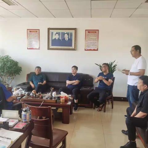 7月30日下午，区委常委、常务副区长刘敏魁到鲁花调度企业运营及疫情防控工作