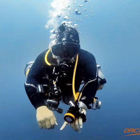 水下摄影补光潜水手电筒照明知识科普丨OrcaTorch潜水