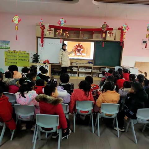 幼儿园里逛庙会，年味十足来聚会——东海县幼滨河分园小二班