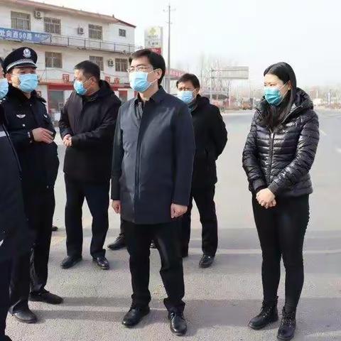 魏县政府县长高巍一线持续督导秸秆禁烧、道路扬尘管控等大气污染防治工作
