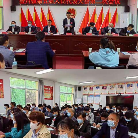 【凝心聚力谋发展，铆足干劲再出发】金川镇第五届人民代表大会第二次会议胜利召开