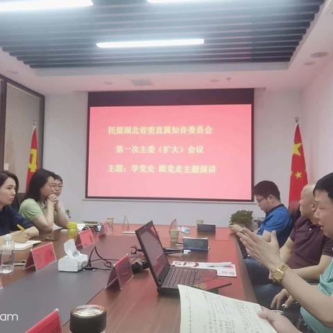 民盟湖北省委直属知音委员会召开第一次主委（扩大）会议暨“学党史 跟党走”主题讲座