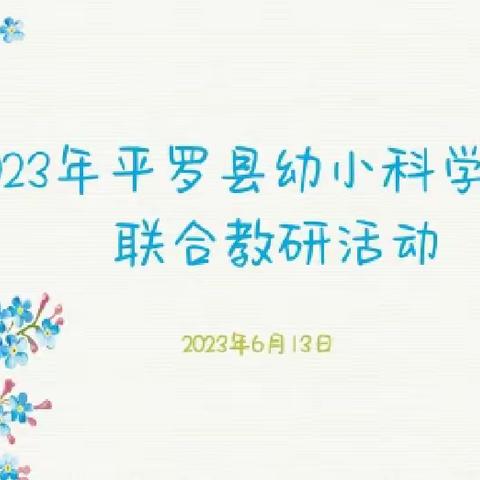 幼小互研两生花   科学衔接满园香——平罗县幼小衔接联合教研活动