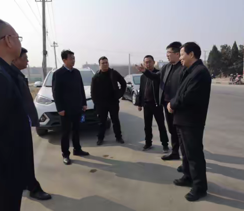 县督查局对在建项目进行督查