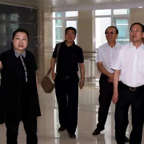院党委书记、院长孙德俊一行，莅临新教学楼实地考察指导整体搬迁工作