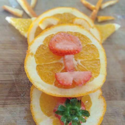 跃华学校小学部疫情期间美术活动系列（二）_创意水果拼盘