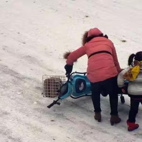 安全教育之雪后————都昌街道新村初级中学八年级一班