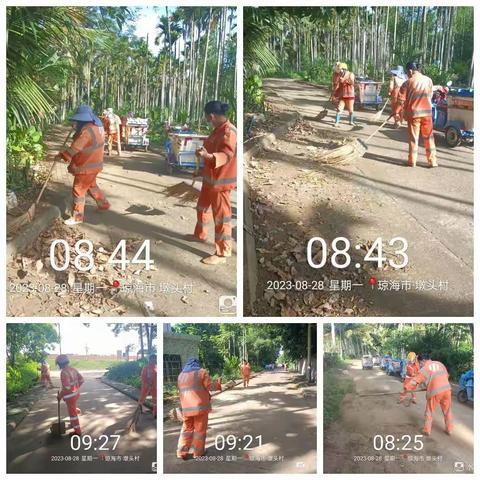 (龙马环卫 )扮靓村容村貌 彩绘美丽宜居乡村