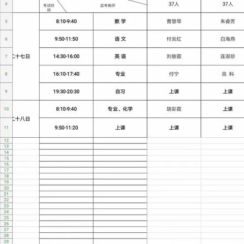 襄垣职校教务处12月24日到26日工作汇报