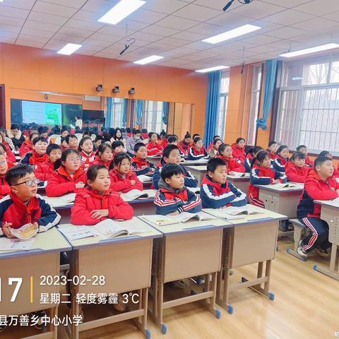 【深耕细研踏歌行，共谱教研新美篇】万善乡中心小学语文组教研活动