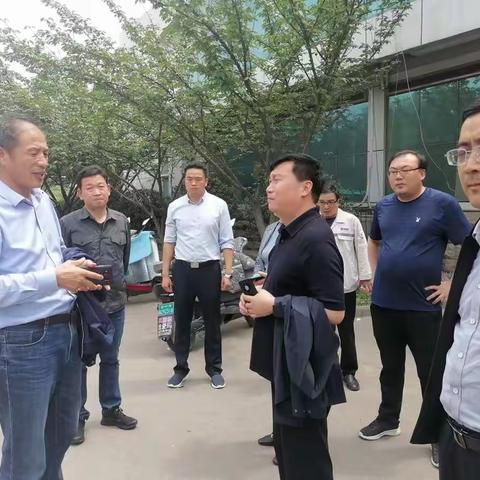 郑州生态环境局赵军峰处长到巩义企业走访调研帮助企业解决问题