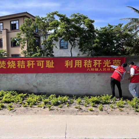 保护环境，人人有责，禁烧秸秆