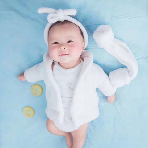 周楷来一周岁生日请柬