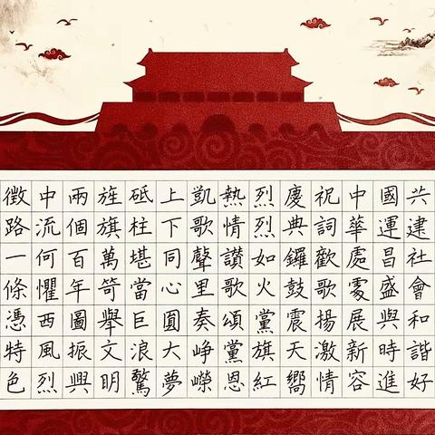 “墨韵书香颂祖国”—文峰学校庆祝建党一百周年小学书法展