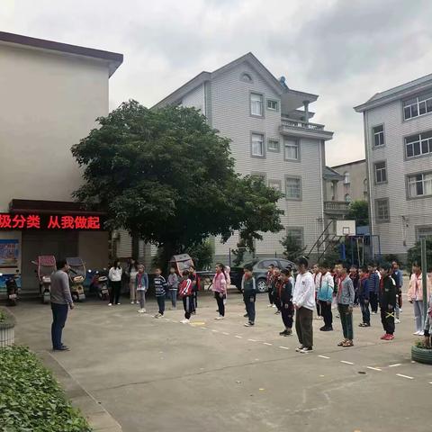 齐云小学六月份垃圾分类活动