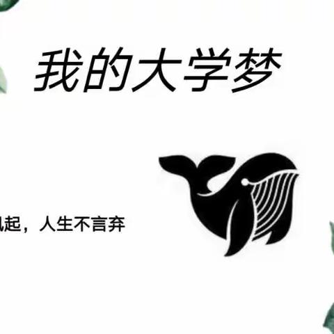 青春有梦 勇敢追逐—1816班“我的大学梦”主题班会