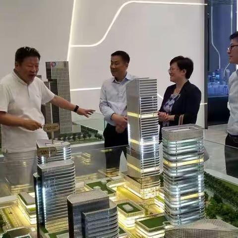 深圳山东商会常务副会长毕永涛考察济南历下CBD