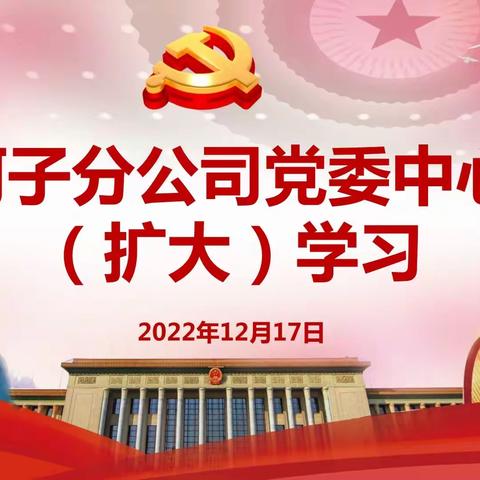 深学笃行树信心，奋楫争先赢收官——中国人寿石河子分公司组织党委中心组（扩大）学习