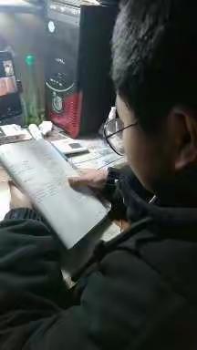 学无止境，奋发向上——石门山镇中心中学八年级二班朱清廉同学居家学习展示