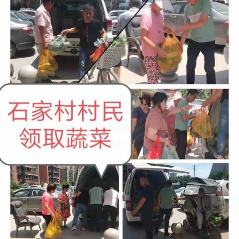 我为群众办实事—石家社区为辖区居民发放爱心蔬菜