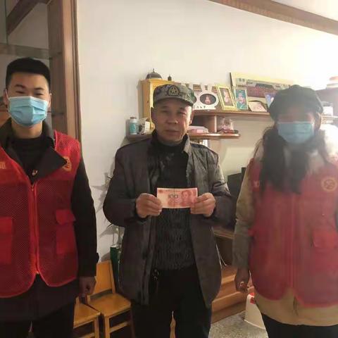 龙塔街道金牛社区开展“节前慰问老党员，春节情暖党员心”活动