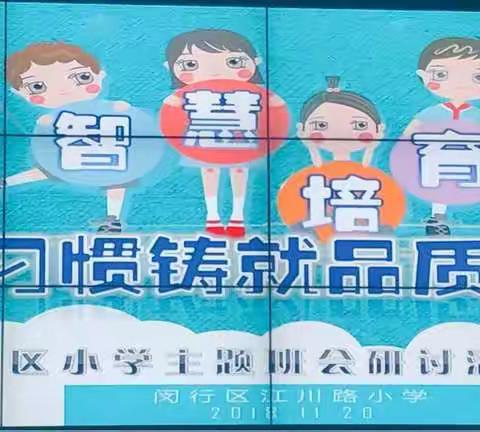 “智慧培育 让习惯铸就品质生活”记区小学主题班会研讨活动