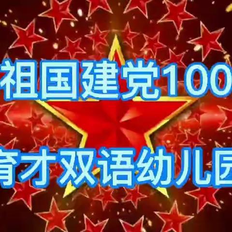 育才社区办园点中一班：庆祝中国共产党成立100周年主题活动