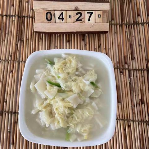 弥清苑幼儿园4.27健康食谱