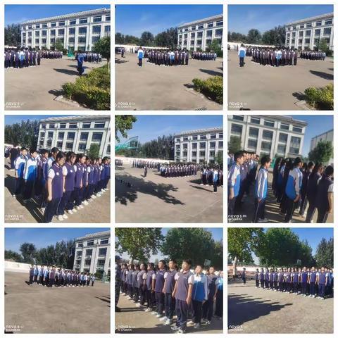 高密四中文慧学校开学军训——初二掠影