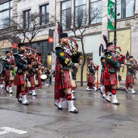 又见St-Patrick's day游行