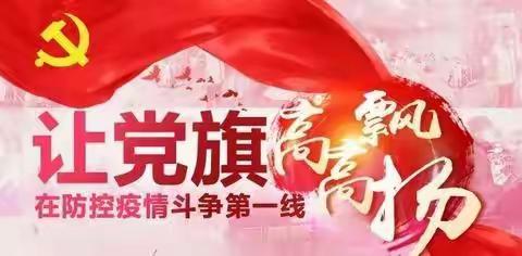 疫情防控勇担当 党旗飘扬在一线——致全镇广大党员干部疫情防控的一封信