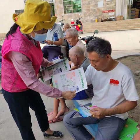 龙港社区开展禁塑、垃圾分类宣传活动