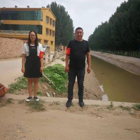 邢庄乡网格员开展防溺水安全隐患排查