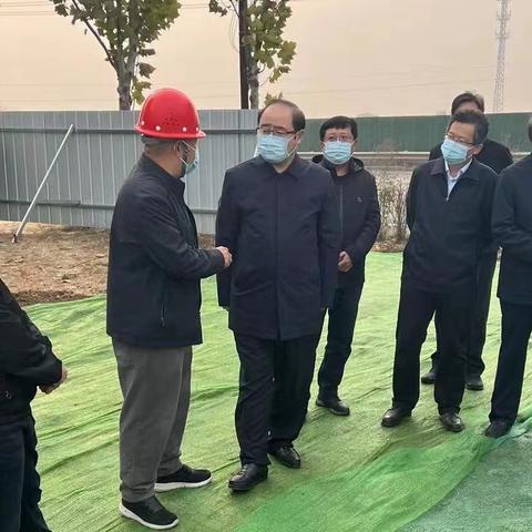 杨磊赴南水北调干渠永年区北两岗防洪影响处理工程和丛台区三陵分水口临时供水工程现场督导检查