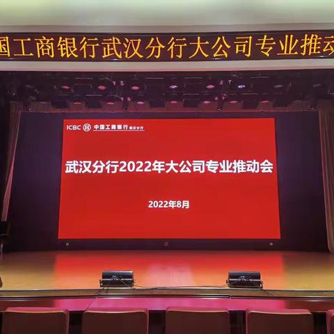 2022年武汉分行大公司专业推动会