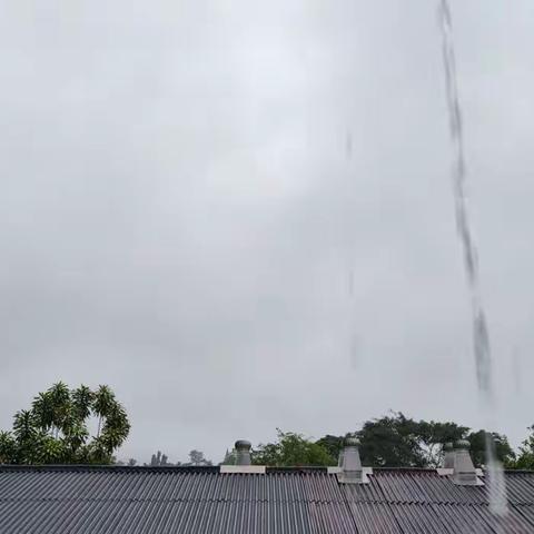 下大雨了!