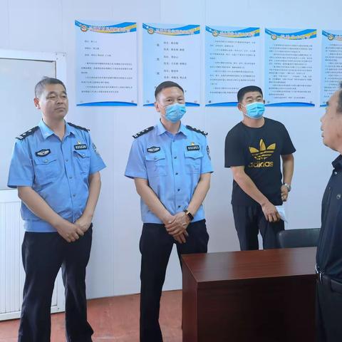 邢台市公安局信访处处长文青岭莅临沙河市公安局调研指导初信初访、视频接访工作