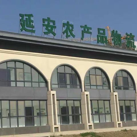 县产业集聚区一行考察中农批延安农产品物流园项目