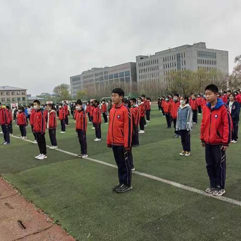 【团队篇】大庆市第三中学第九周“纪念建团100周年”主题升旗仪式