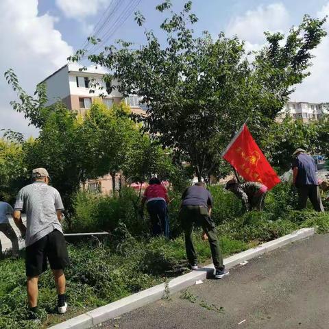 积极行动起来  为创建文明城做贡献——主题党日活动