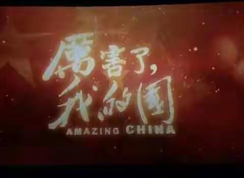 坡头乡小组织观看《厉害了，我的国》